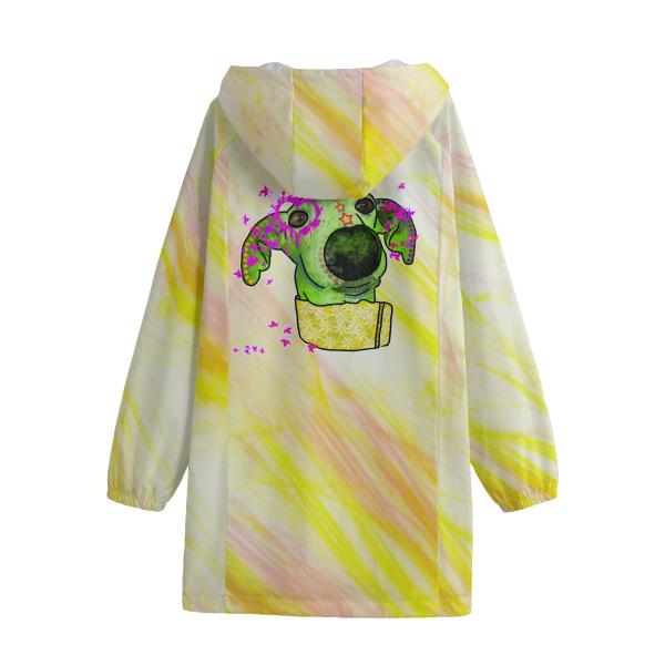 Leichte Regenjacke Sienna - Popart Hundemotiv, 100 % Polyester, Unisex, Mischling, Mix, Windhund, Podenco,